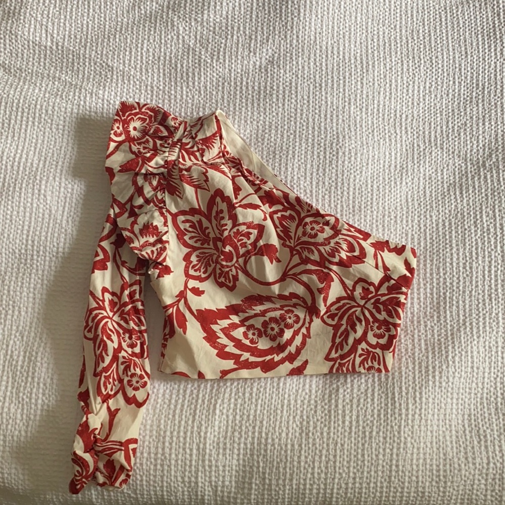 NWT Zara one shoulder crop